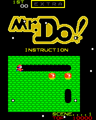 Mr. Do! Title Screen